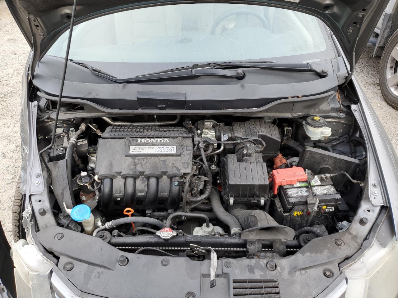 2010 Honda Insight VIN JHMZE2H5XAS012102 Copart auction photo, front end / side damage thumbnail 13