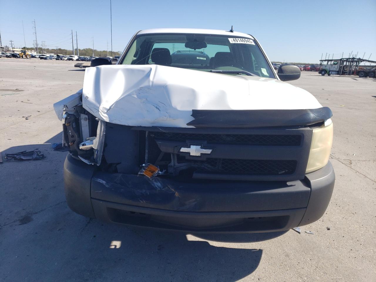 2007 Chevrolet Silverado VIN 1GCEC19C87Z504589 Copart auction photo, front end damage thumbnail 5