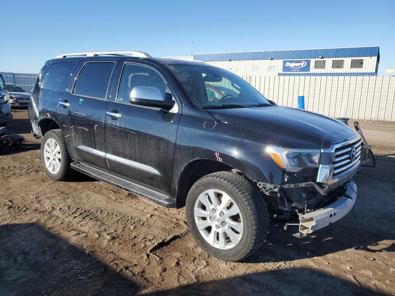 2018 Toyota Sequoia VIN 5TDDY5G14JS161570 Copart auction photo, rear end / front end damage thumbnail 4