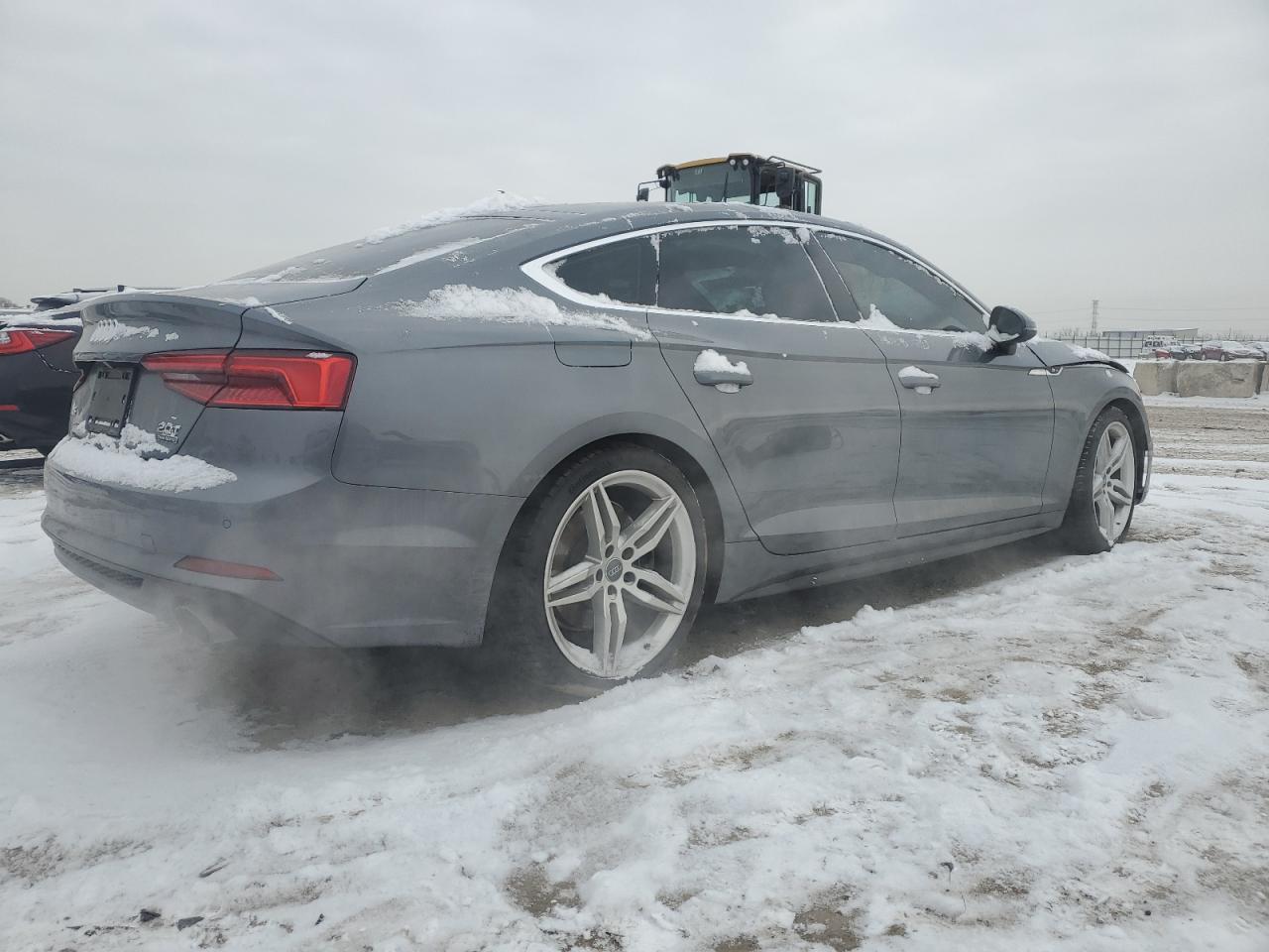 2018 Audi A5 VIN WAUENCF54JA005433 Copart auction photo, front end damage thumbnail 3