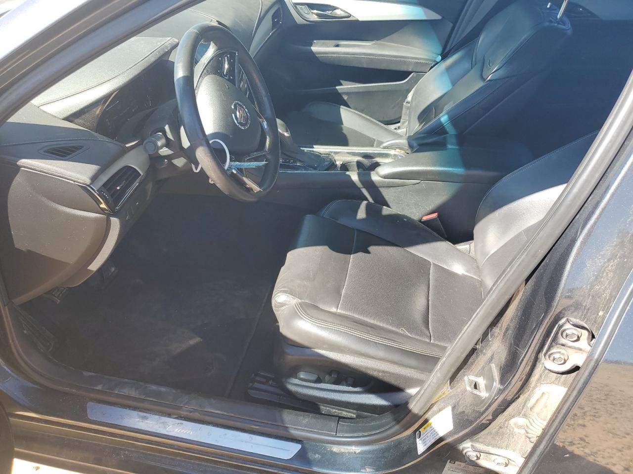 2014 Cadillac ATS VIN 1G6AB5RAXE0155026 Copart auction photo, side damage thumbnail 7