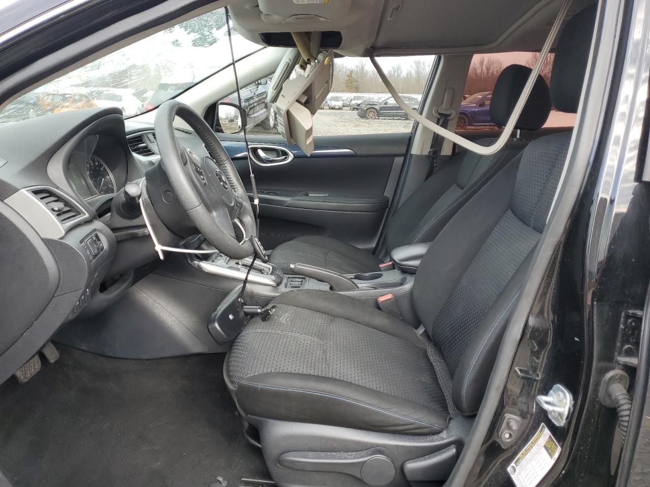 2017 Nissan Sentra VIN 3N1CB7AP3HY312460 Copart auction photo, top/roof / front end damage thumbnail 7