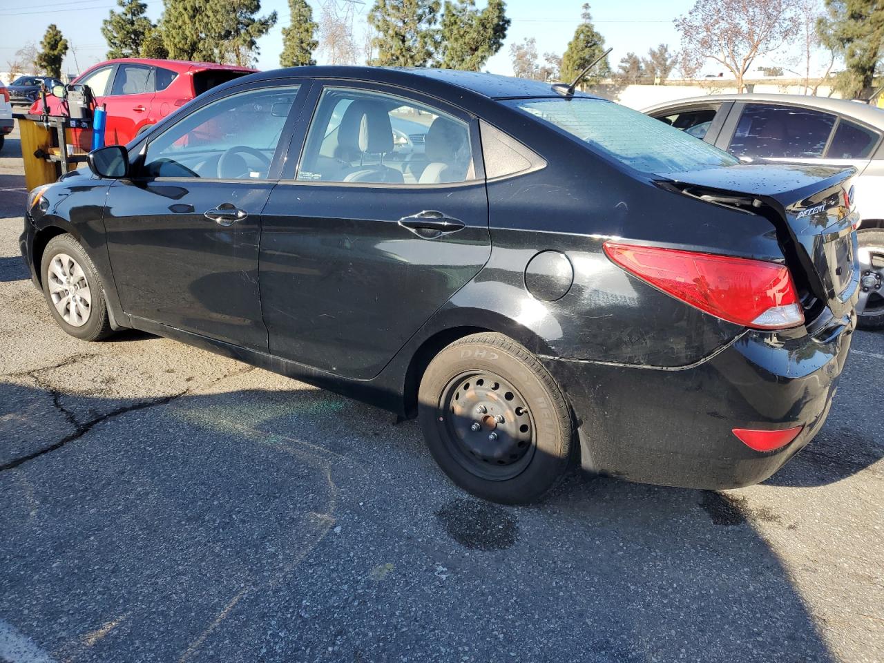 2017 Hyundai Accent VIN KMHCT4AE8HU340406 Copart auction photo, rear end damage thumbnail 2