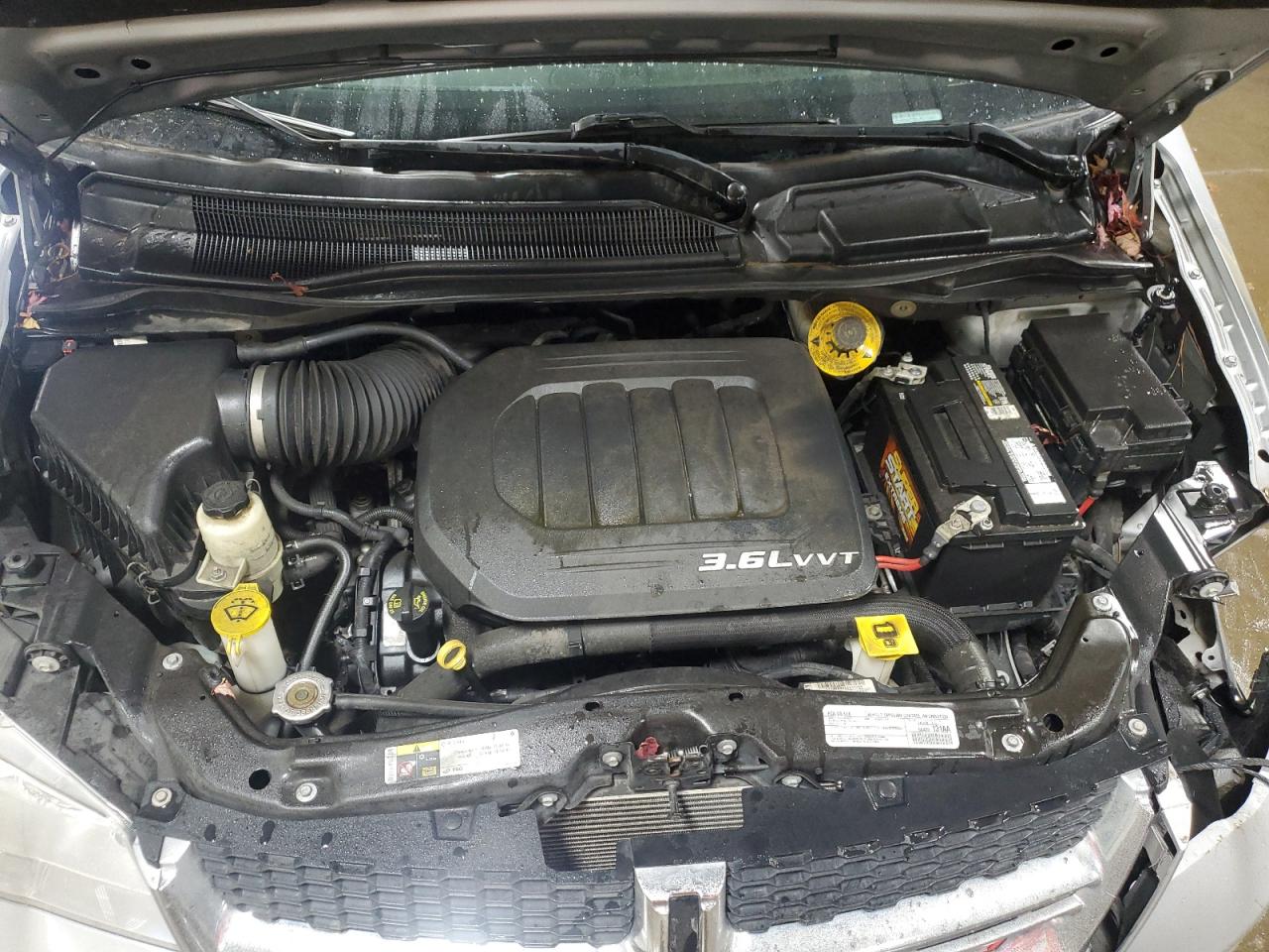 2018 Dodge Caravan VIN 2C4RDGCG5JR215605 Copart auction photo, front end / rear end damage thumbnail 12