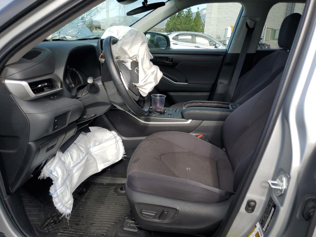 2022 Toyota Highlander VIN 5TDZZRAH9NS554129 Copart auction photo, front end / undercarriage damage thumbnail 7