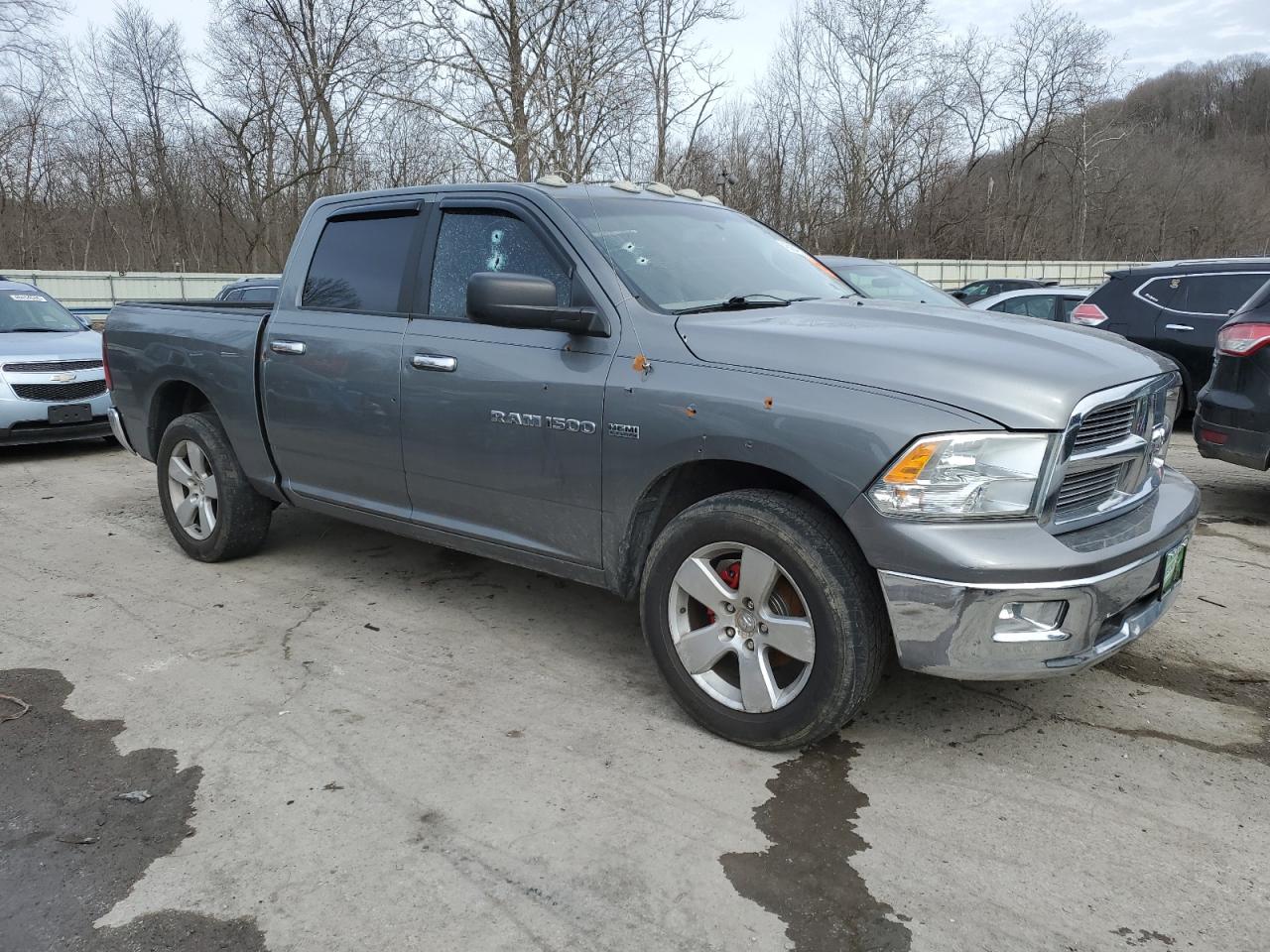 2012 Dodge RAM VIN 1C6RD7LTXCS241350 Copart auction photo, vandalism damage thumbnail 4