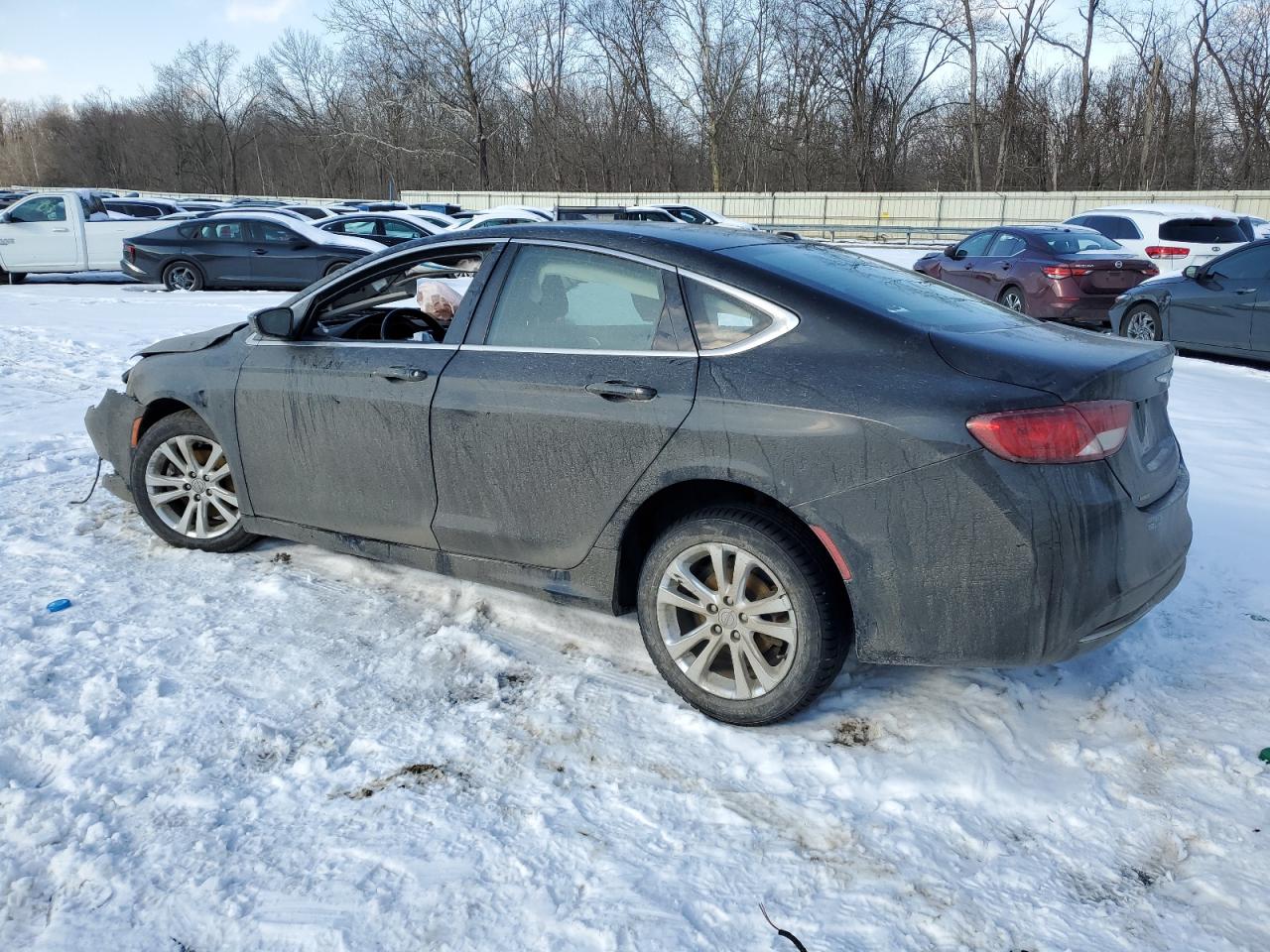2015 Chrysler 200 VIN 1C3CCCAB1FN744650 Copart auction photo, rollover damage thumbnail 2