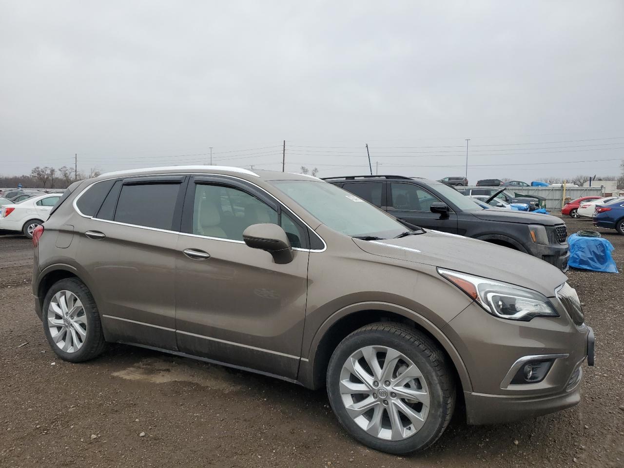 2018 Buick Envision VIN LRBFX4SX8JD001932 Copart auction photo, rear end / front end damage thumbnail 4