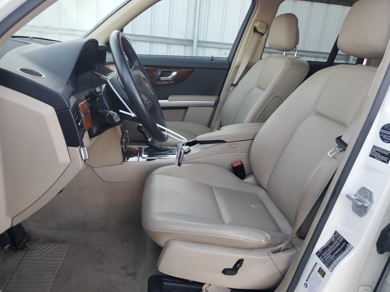 2010 Mercedes-Benz GLK-klasse VIN WDCGG5GBXAF353515 Copart auction photo, front end damage thumbnail 7