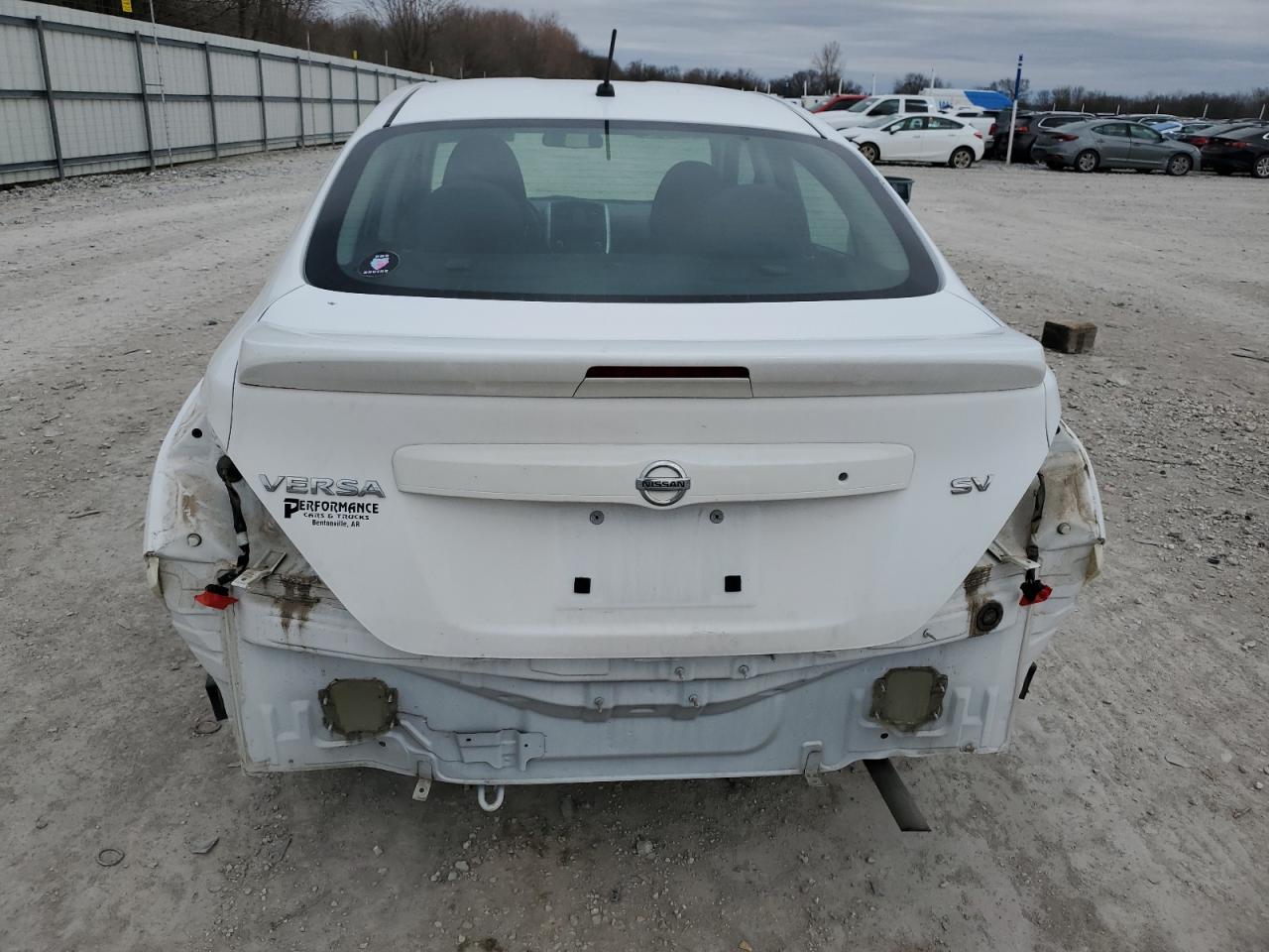 2018 Nissan Versa VIN 3N1CN7APXJL866430 Copart auction photo, rear end damage thumbnail 6