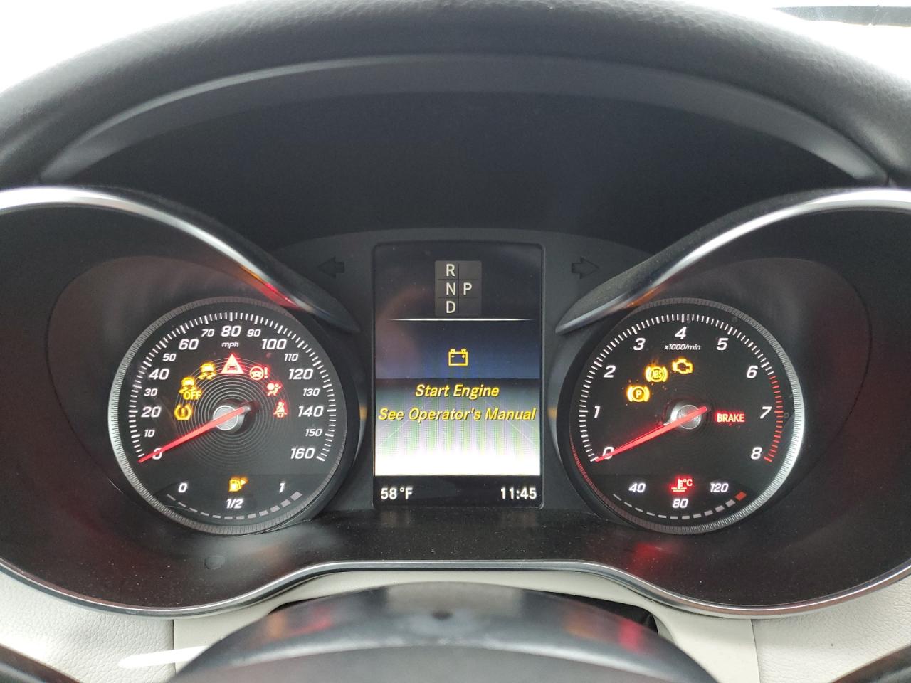 2017 Mercedes-Benz C-klasse VIN WDDWJ4KB2HF385296 Copart auction photo, front end damage thumbnail 9