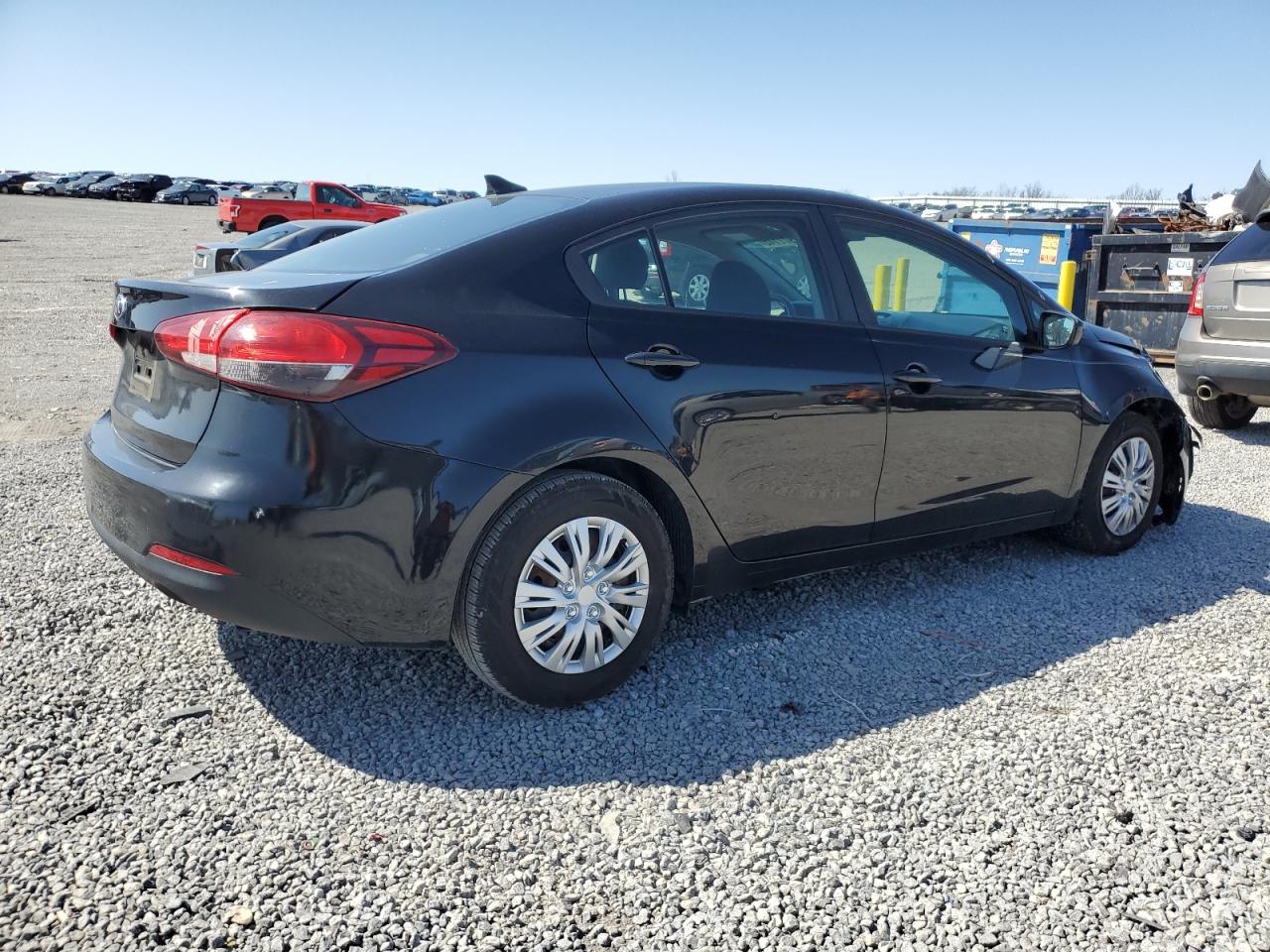 2017 KIA Forte VIN 3KPFL4A75HE062422 Copart auction photo, front end damage thumbnail 3