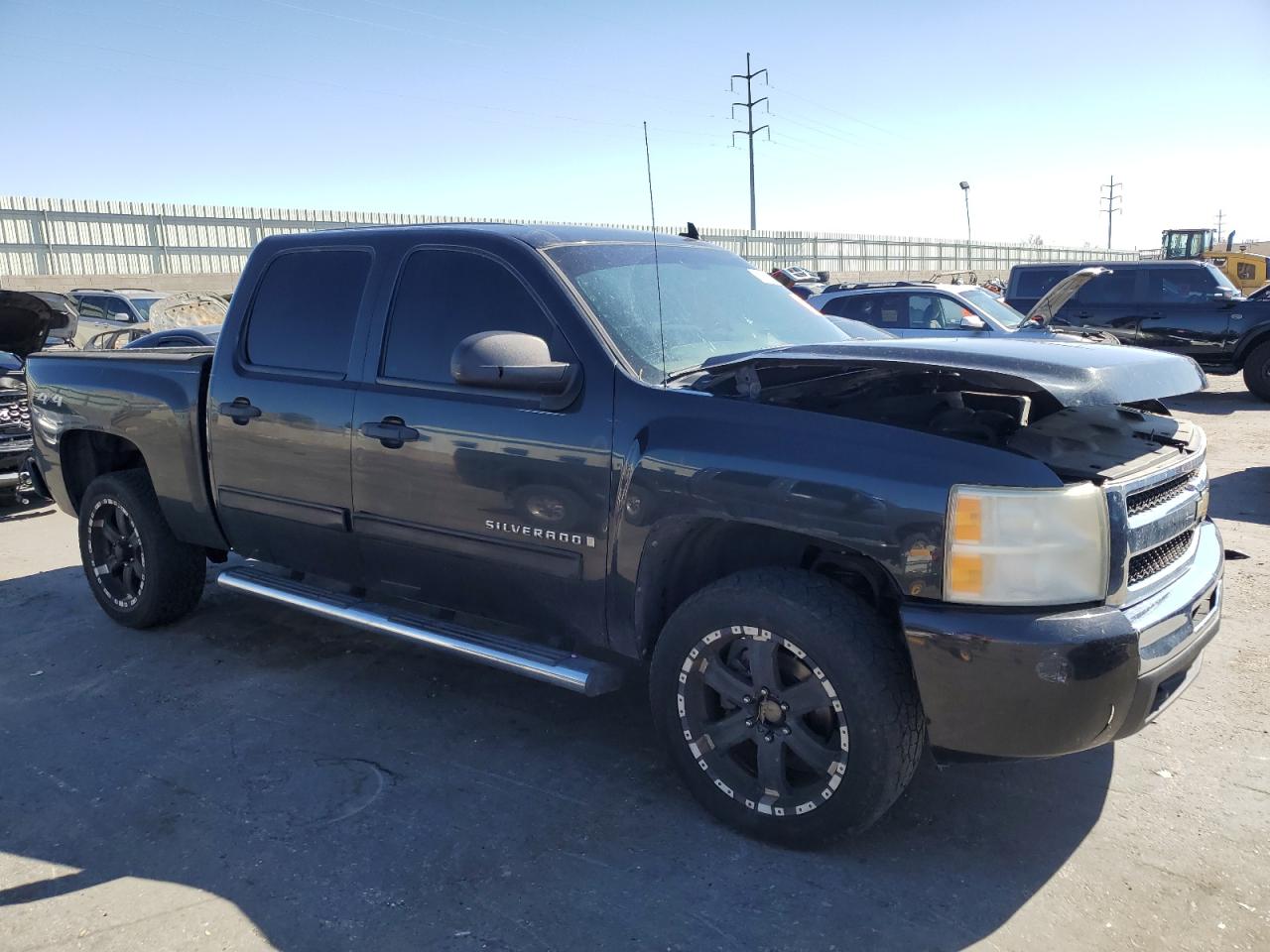 2009 Chevrolet Silverado VIN 3GCEK23M59G172043 Copart auction photo, rear end / front end damage thumbnail 4