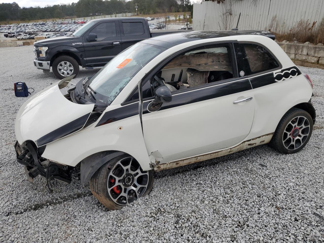 2012 Fiat 500 VIN 3C3CFFBR3CT500319