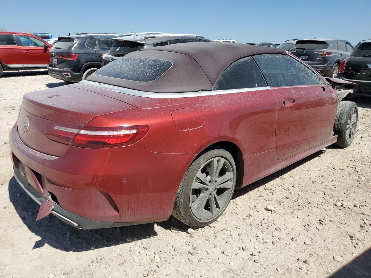 2018 Mercedes-Benz E-klasse VIN WDD1K6FB1JF033359 Copart auction photo, front end / minor dent/scratches damage thumbnail 3