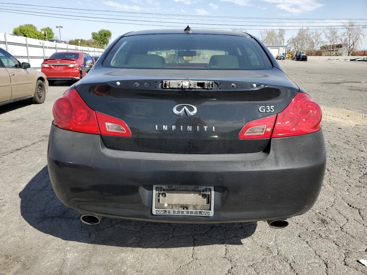 2008 Infiniti G VIN JNKBV61E28M228351 Copart auction photo, front end damage thumbnail 6