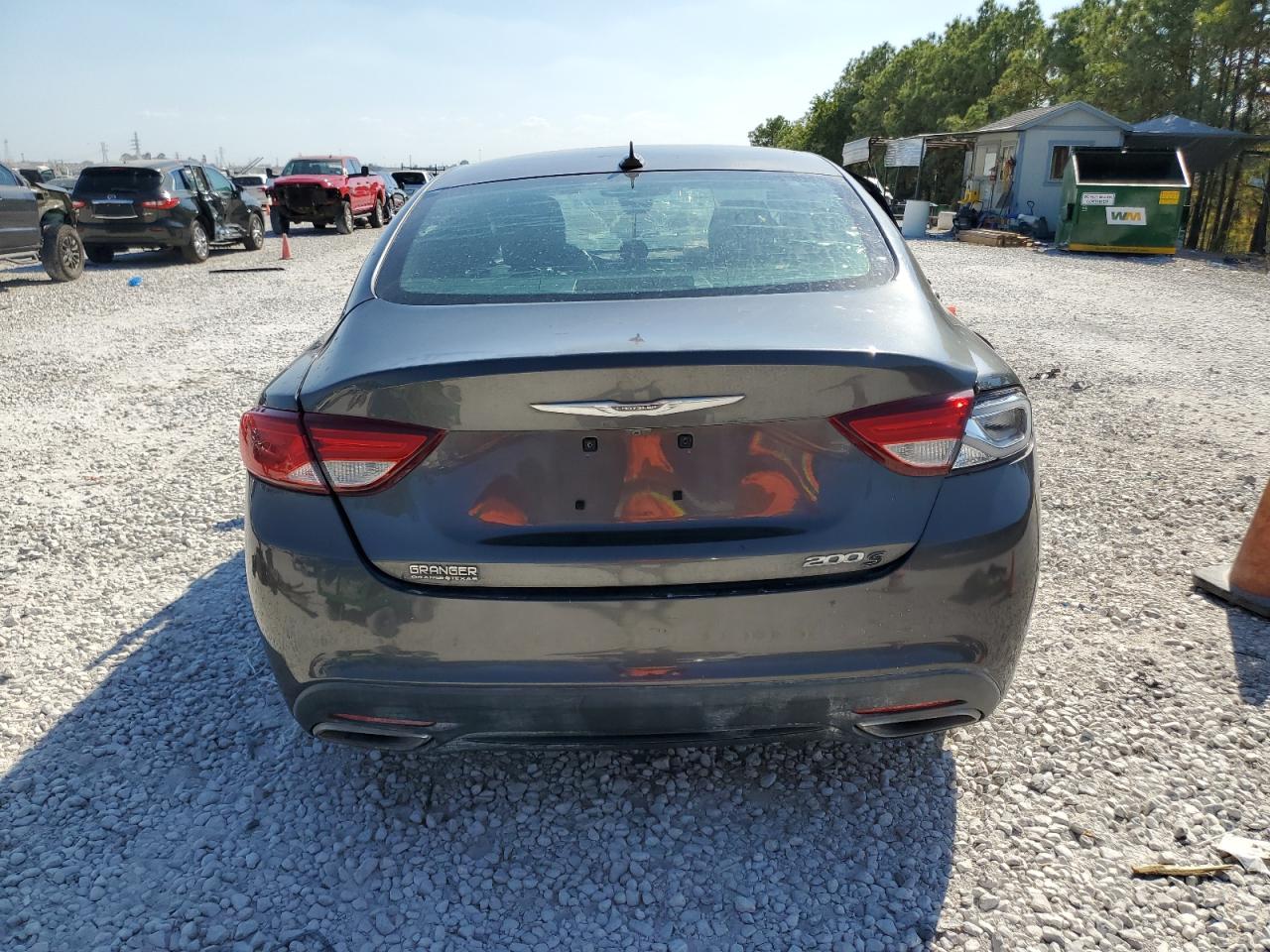 2015 Chrysler 200 VIN 1C3CCCBB3FN696681 Copart auction photo, side / front end damage thumbnail 6