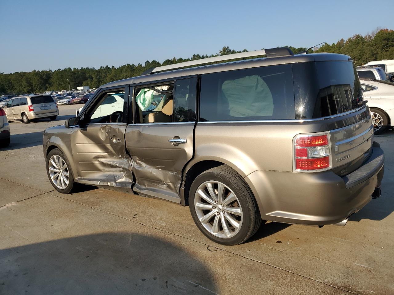 2013 Ford Flex VIN 2FMHK6DT8DBD16668 Copart auction photo, side damage thumbnail 2