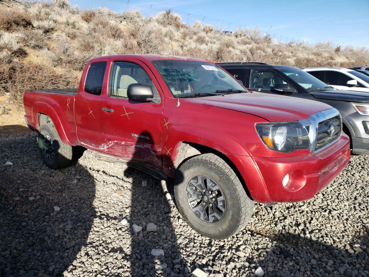 2006 Toyota Tacoma VIN 5TEUU42N36Z203446 Copart auction photo, side / rear end damage thumbnail 4