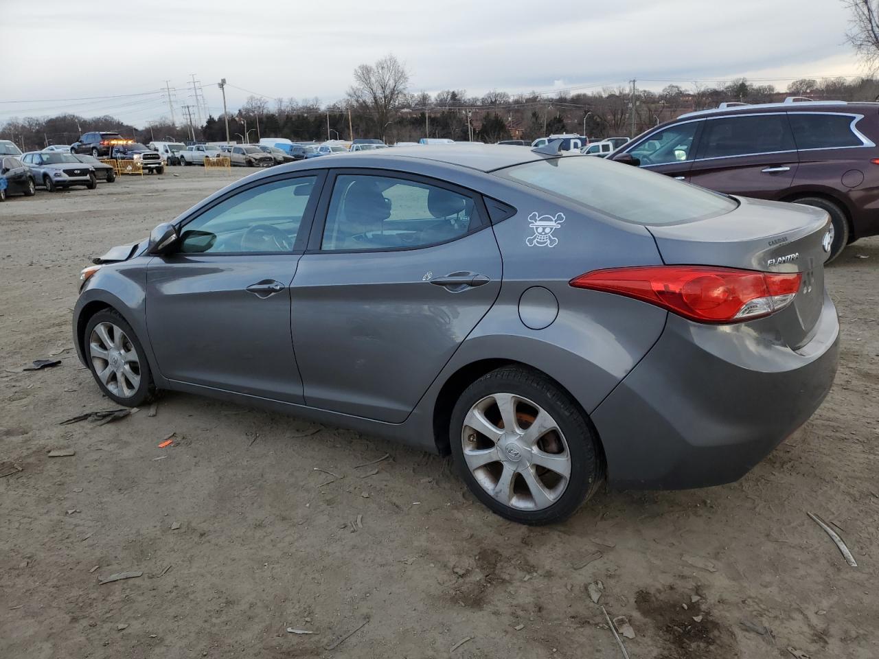 2012 Hyundai Elantra VIN 5NPDH4AE0CH101333 Copart auction photo, front end / minor dent/scratches damage thumbnail 2