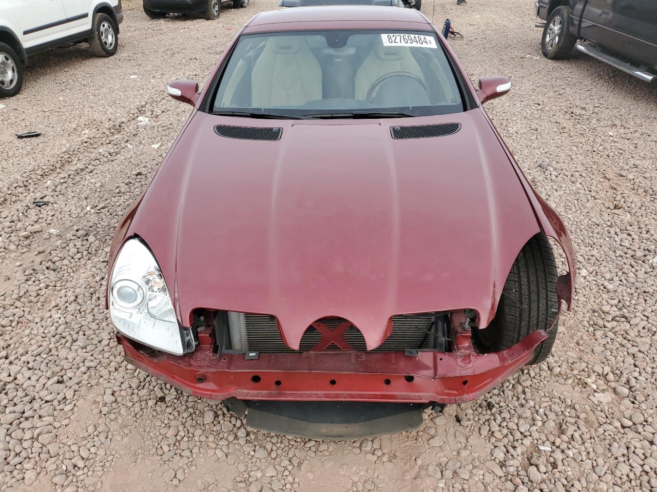 2007 Mercedes-Benz SLK-klasse VIN WDBWK56F57F139575 Copart auction photo, front end damage thumbnail 5