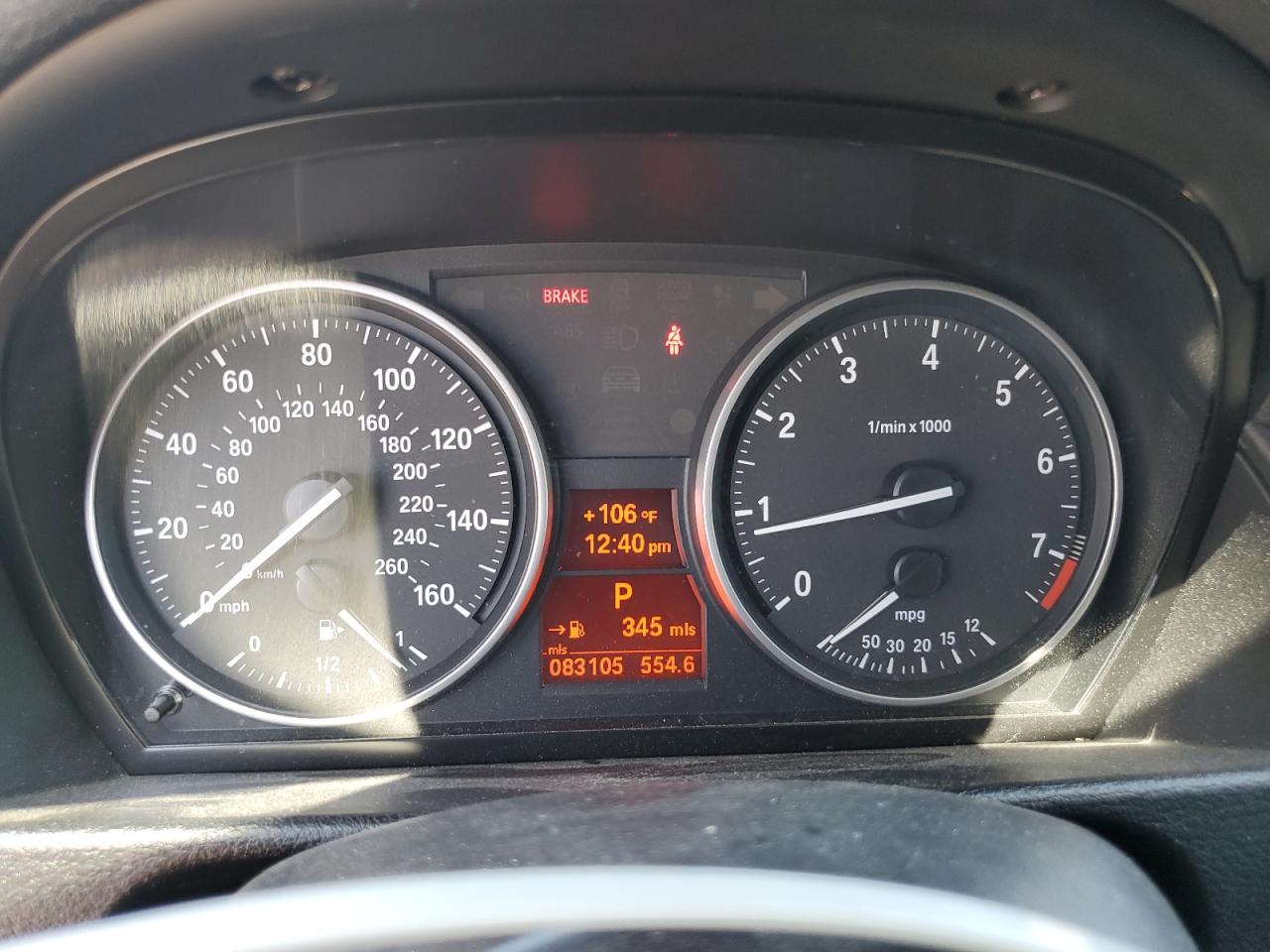 2015 BMW X1 VIN WBAVL1C55FVY32193 Copart auction photo, rear end damage thumbnail 9