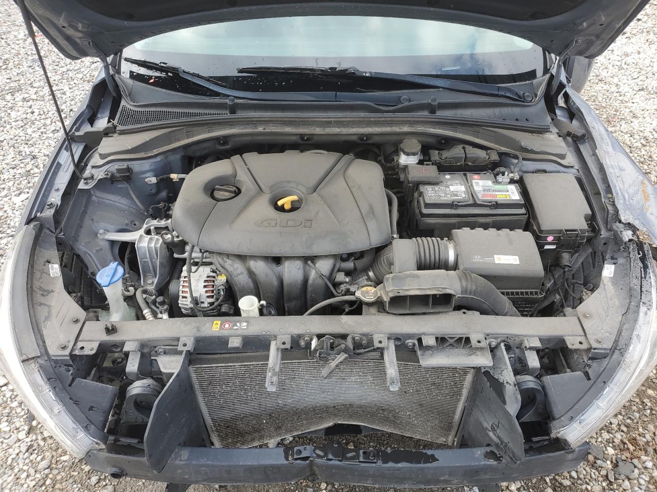 2018 Hyundai Elantra VIN KMHH35LE0JU045654 Copart auction photo, all over damage thumbnail 11