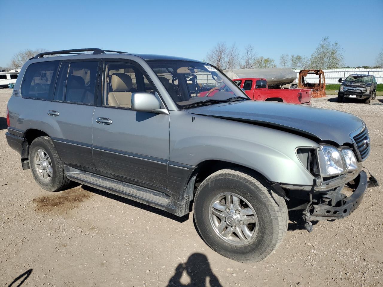 2001 Lexus LX VIN JTJHT00W013510327 Copart auction photo, front end / mechanical damage thumbnail 4