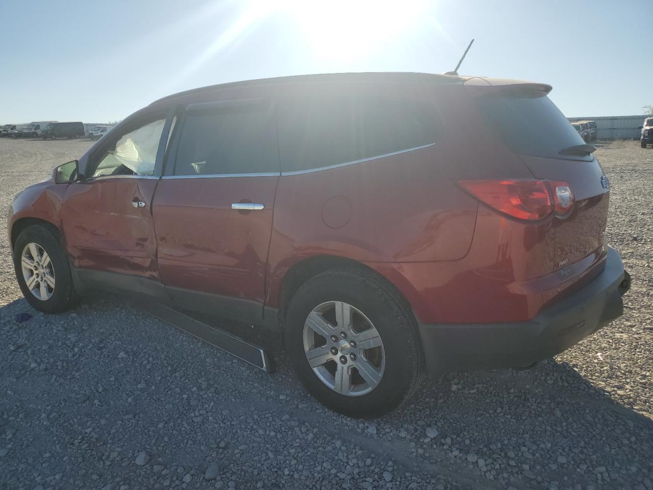 2012 Chevrolet Traverse VIN 1GNKVGED7CJ337351 Copart auction photo, side damage thumbnail 2