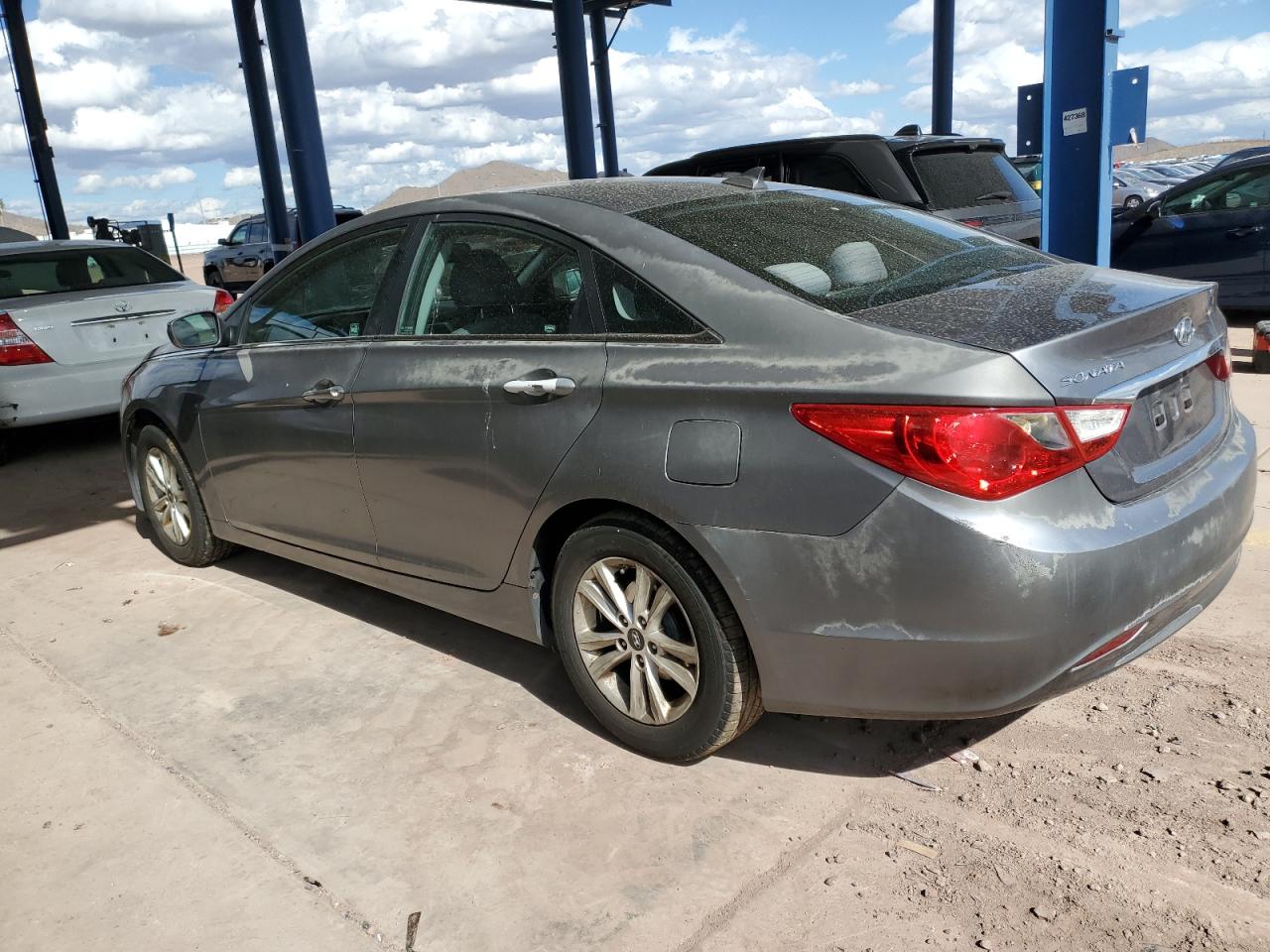 2012 Hyundai Sonata VIN 5NPEB4AC9CH371245 Copart auction photo, rear end damage thumbnail 2