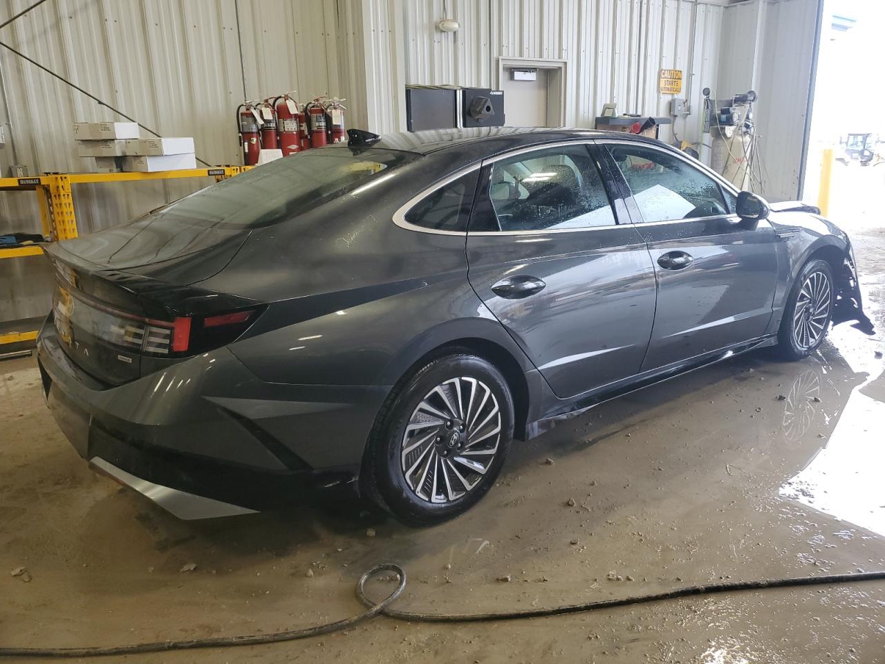2024 Hyundai Sonata VIN KMHL34JJ9RA098516 Copart auction photo, front end / side damage thumbnail 3