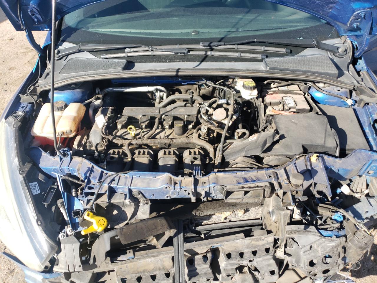 2018 Ford Focus VIN 1FADP3F2XJL327387 Copart auction photo, front end damage thumbnail 13