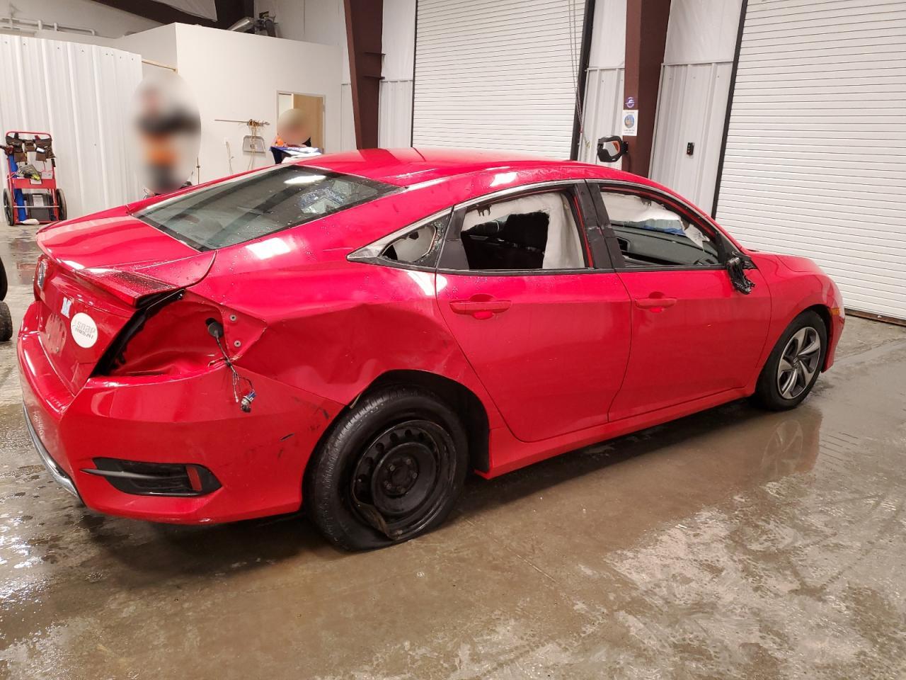 2020 Honda Civic VIN 2HGFC2F69LH562585 Copart auction photo, side / rear end damage thumbnail 3