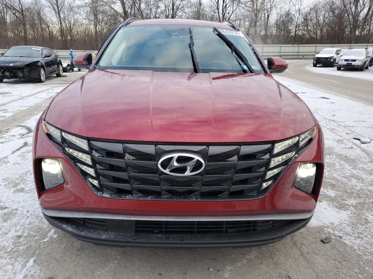 2024 Hyundai Tucson VIN 5NMJBCDE8RH426585 Copart auction photo, side / front end damage thumbnail 5