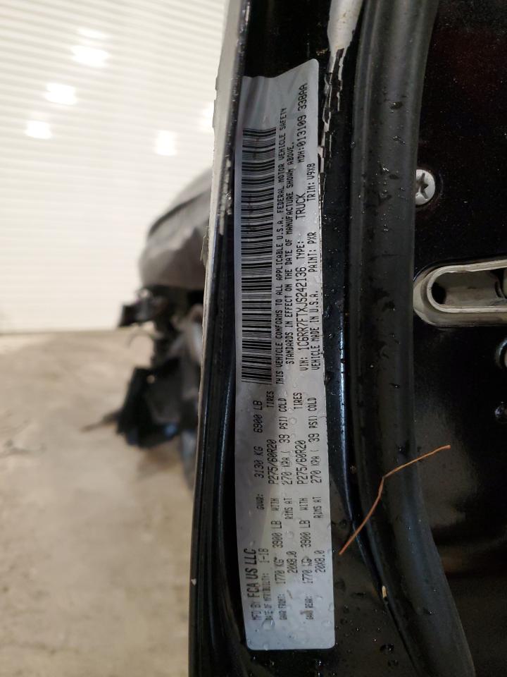 2018 RAM 1500 VIN 1C6RR7FTXJS242136 Copart auction photo, rollover damage thumbnail 12