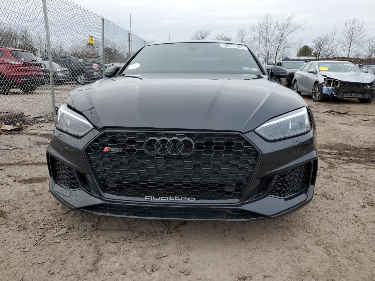 2019 Audi RS5 VIN WUABWCF53KA901097 Copart auction photo, front end / side damage thumbnail 5