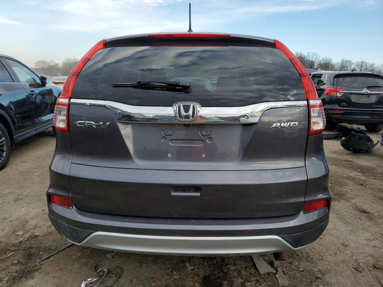 2015 Honda CR-V VIN 2HKRM4H55FH683067 Copart auction photo, front end damage thumbnail 6