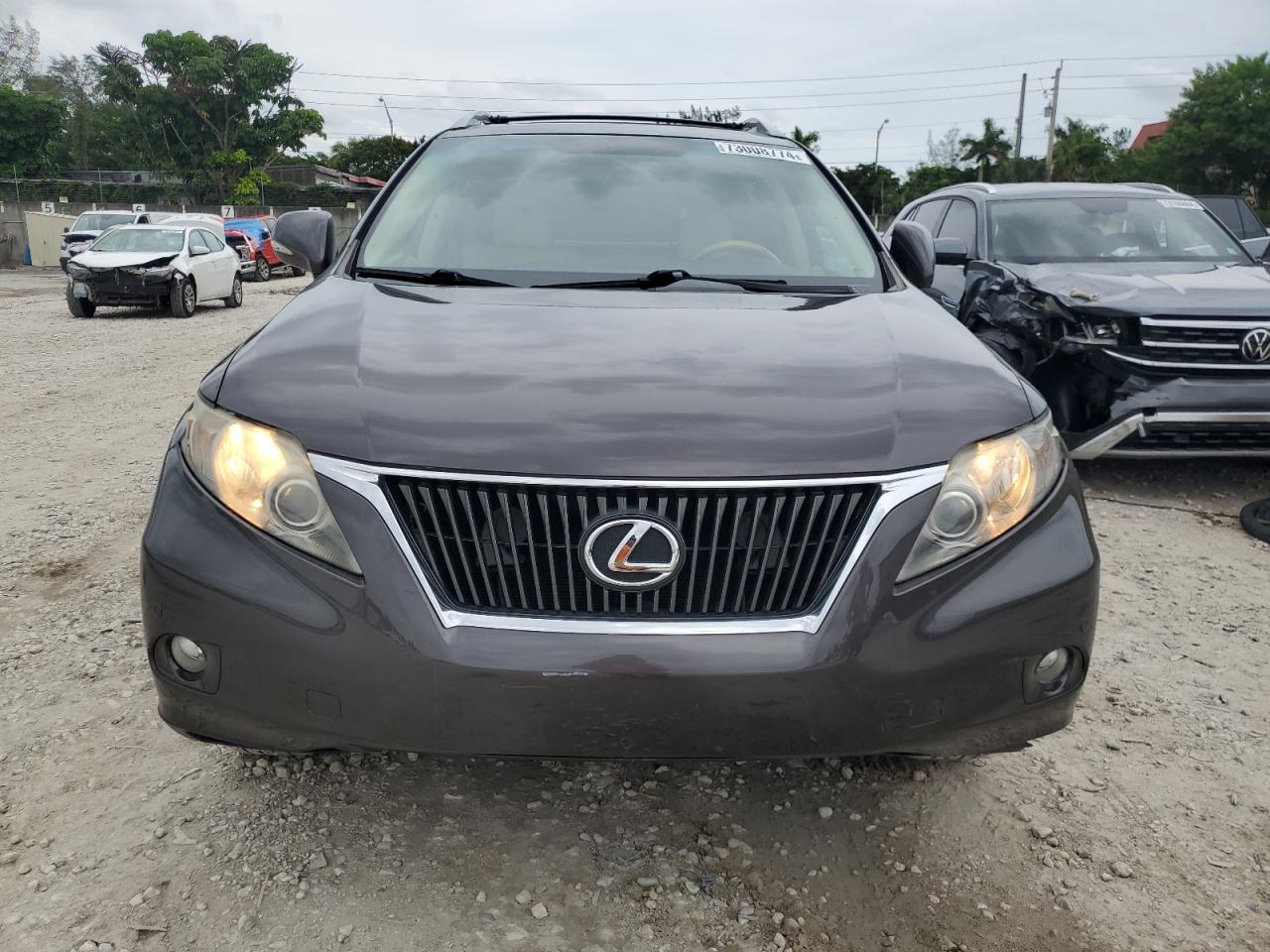 2010 Lexus RX VIN 2T2ZK1BA5AC037304 Copart auction photo, side / minor dent/scratches damage thumbnail 5