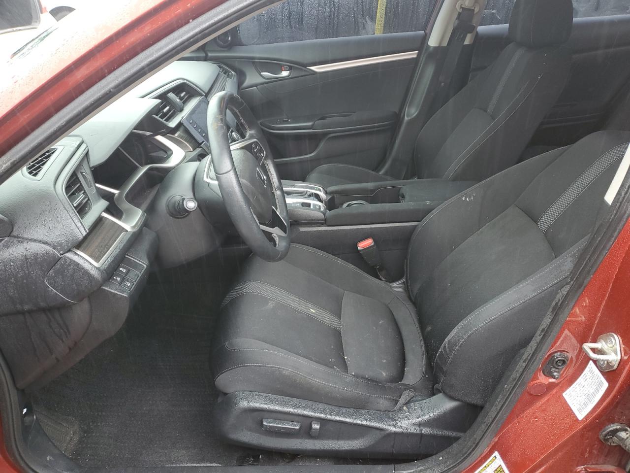 2019 Honda Civic VIN 19XFC1F31KE003072 Copart auction photo, rear end damage thumbnail 7