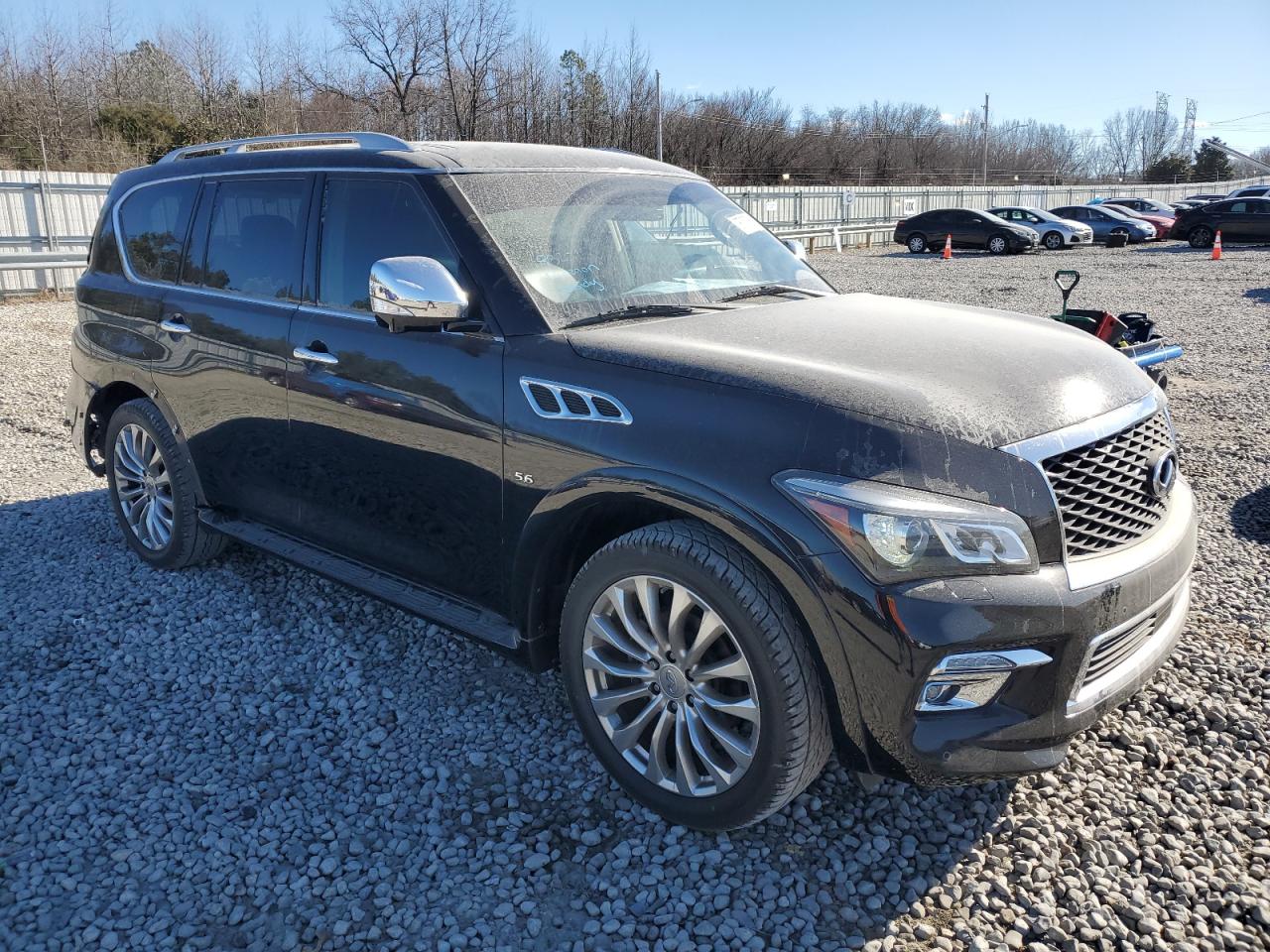2015 Infiniti QX80 VIN JN8AZ2ND5F9770687 Copart auction photo, rear end damage thumbnail 4