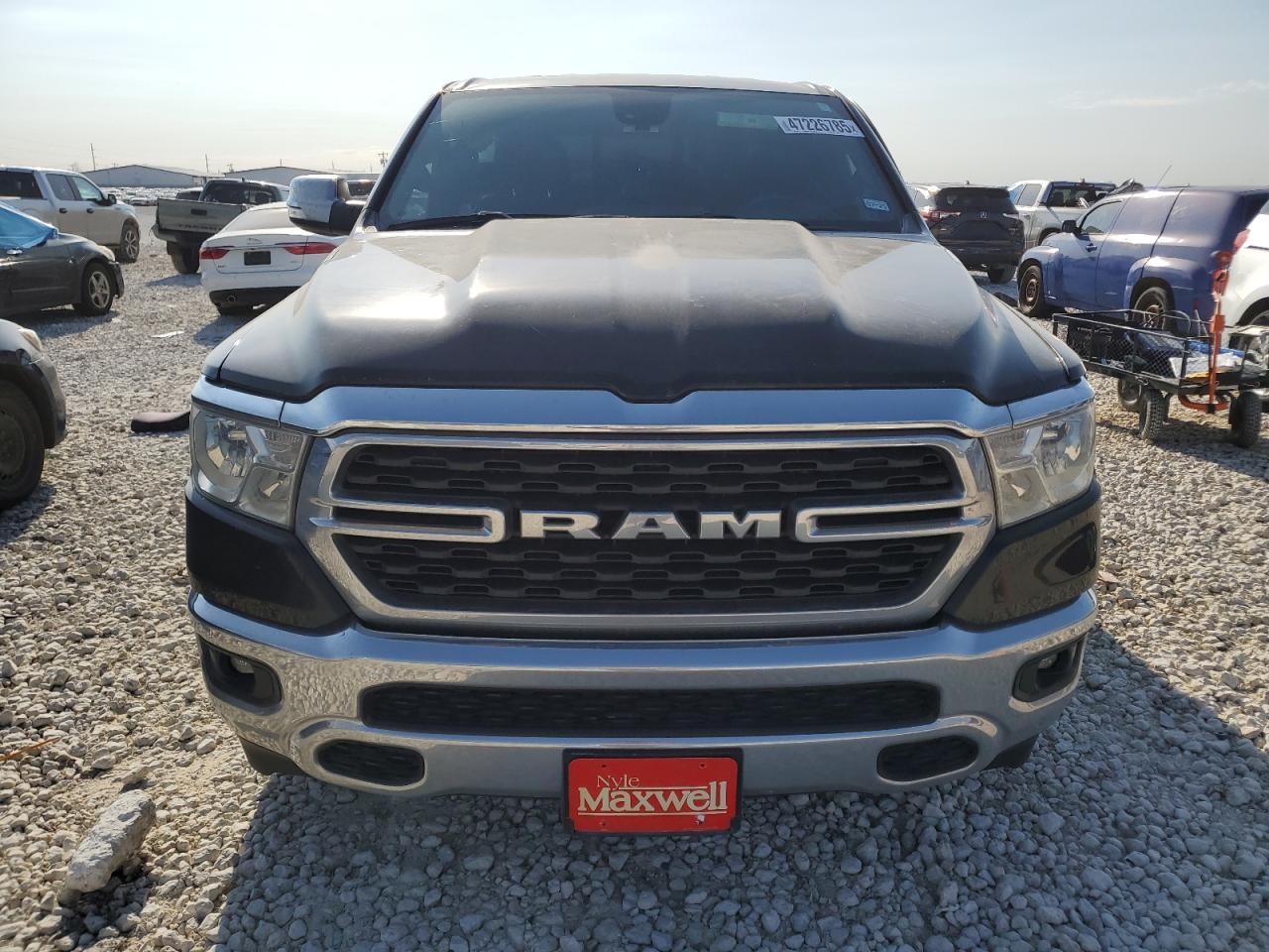 2022 RAM 1500 VIN 1C6RREBG1NN357970 Copart auction photo, side damage thumbnail 5