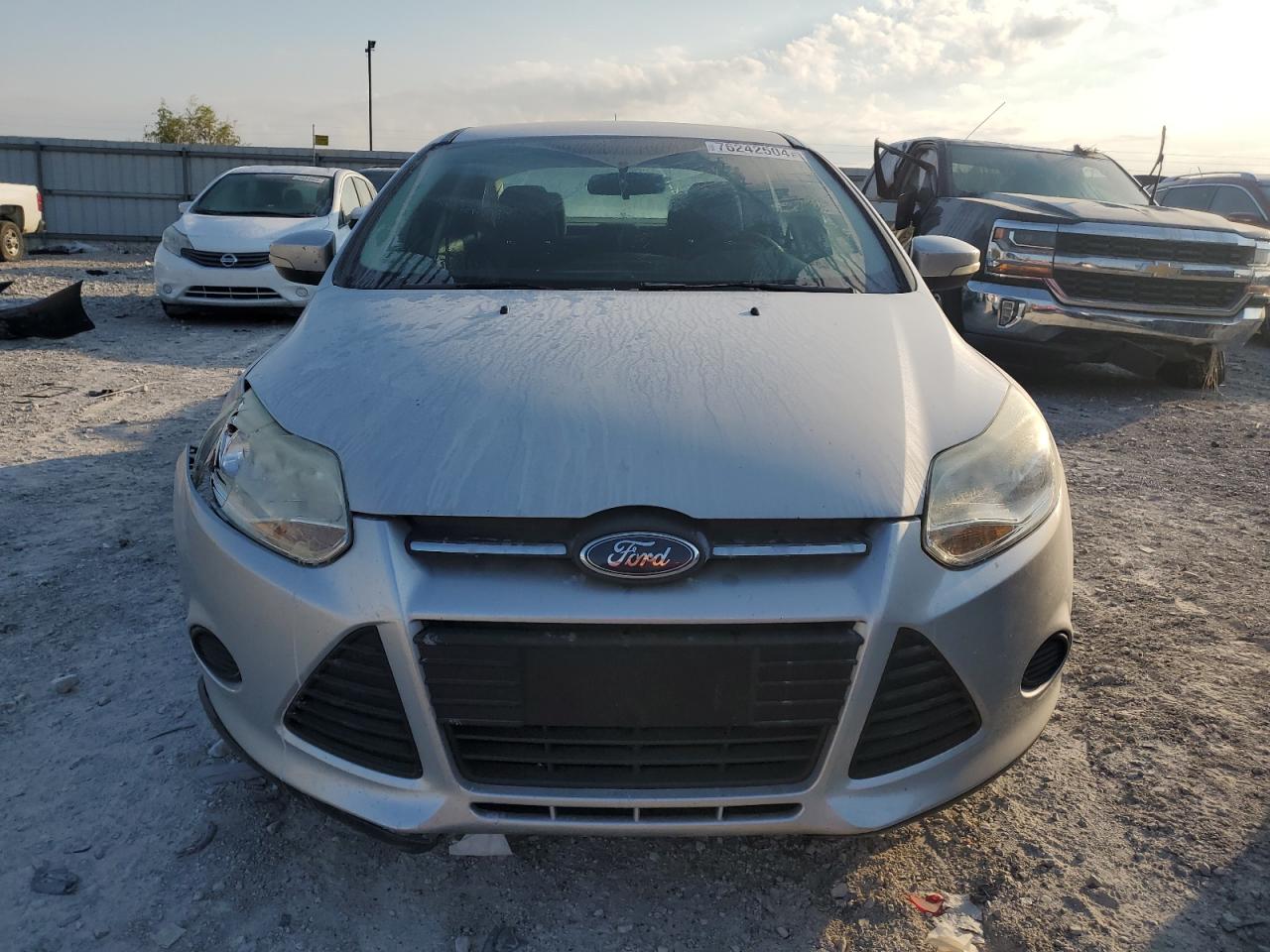 2014 Ford Focus VIN 1FADP3F20EL206468 Copart auction photo, front end / side damage thumbnail 5
