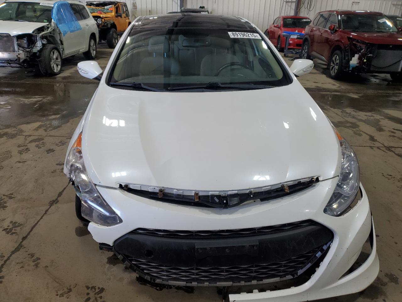 2015 Hyundai Sonata VIN KMHEC4A46FA125279 Copart auction photo, front end / rear end damage thumbnail 5
