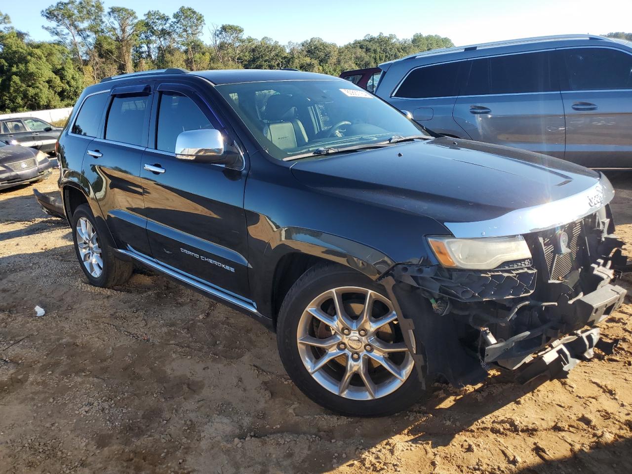 2014 Jeep Grand Cherokee VIN 1C4RJEJT4EC123073 Copart auction photo, front end damage thumbnail 4