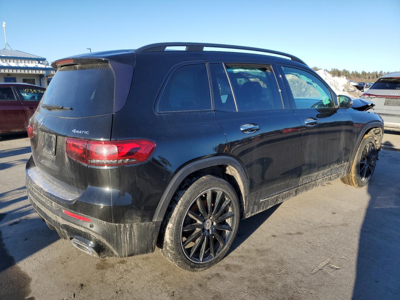 2020 Mercedes-Benz GLB VIN W1N4M4HB0LW039202 Copart auction photo, front end damage thumbnail 3