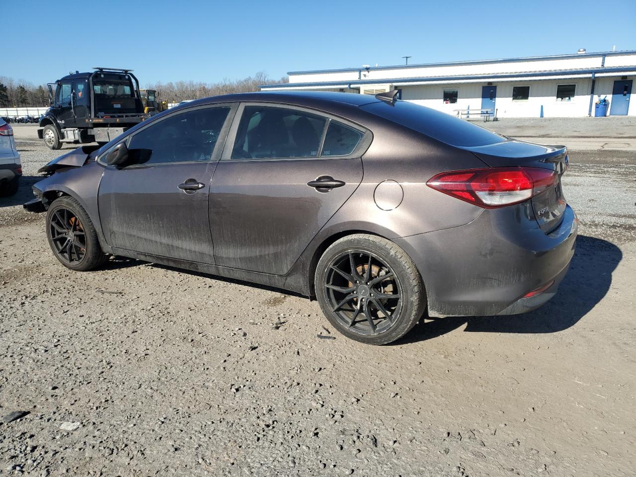 2018 KIA Forte VIN 3KPFL4A77JE199075 Copart auction photo, front end / mechanical damage thumbnail 2
