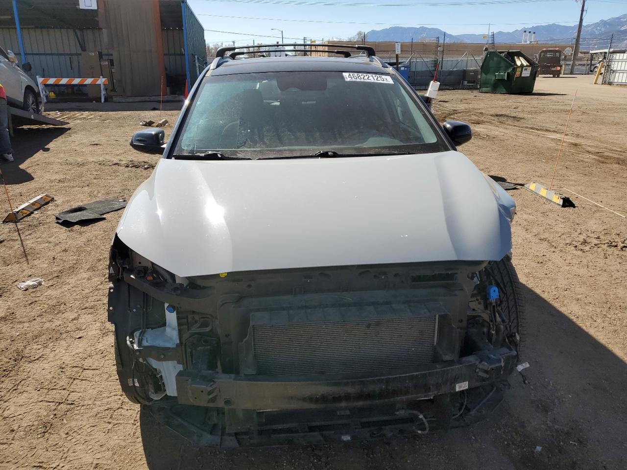 2022 Hyundai Kona VIN KM8K6CAB1NU745960 Copart auction photo, front end / side damage thumbnail 5