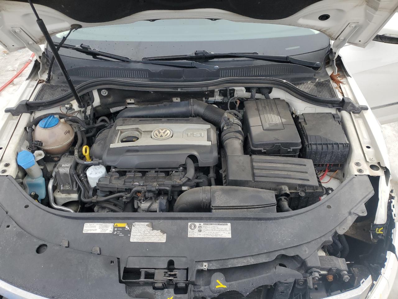 2014 Volkswagen Passat CC VIN WVWBP7AN1EE539020 Copart auction photo, front end damage thumbnail 11