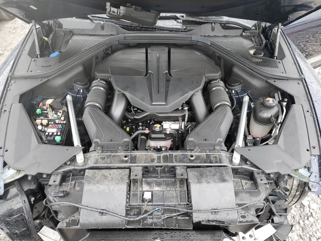 2022 Genesis Gv80 VIN KMUHCESC0NU079164 Copart auction photo, front end / mechanical damage thumbnail 12
