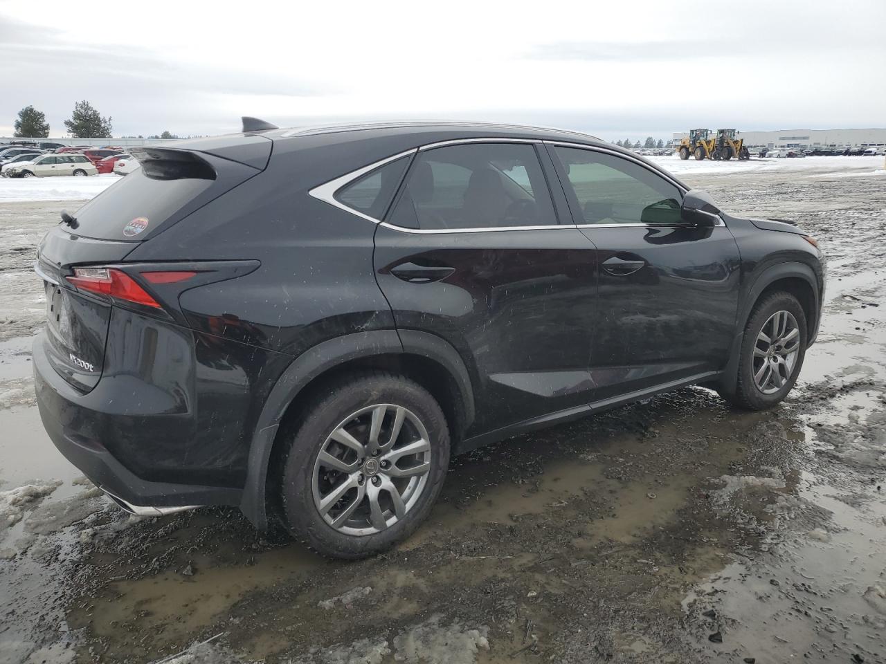 2015 Lexus NX VIN JTJBARBZ9F2045874 Copart auction photo, side damage thumbnail 3